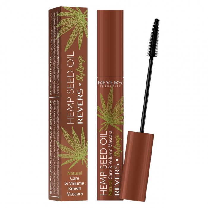 Mascara cu Ulei din Semințe de Cânepă, Maro, Revers, 10ml [2]