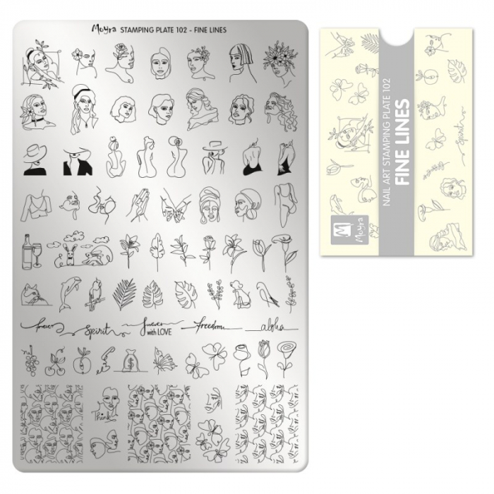 Matrita pentru stampila nr 102 - Fine Lines [1]