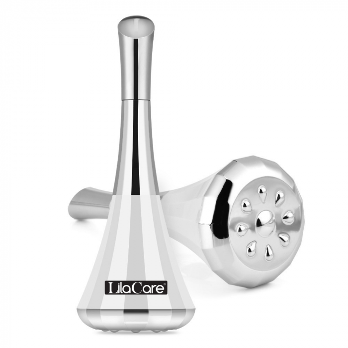 Mini dispozitiv de ridicare a fetei Lila Care, facial si lifting, cu microcurent, alb-gri [2]
