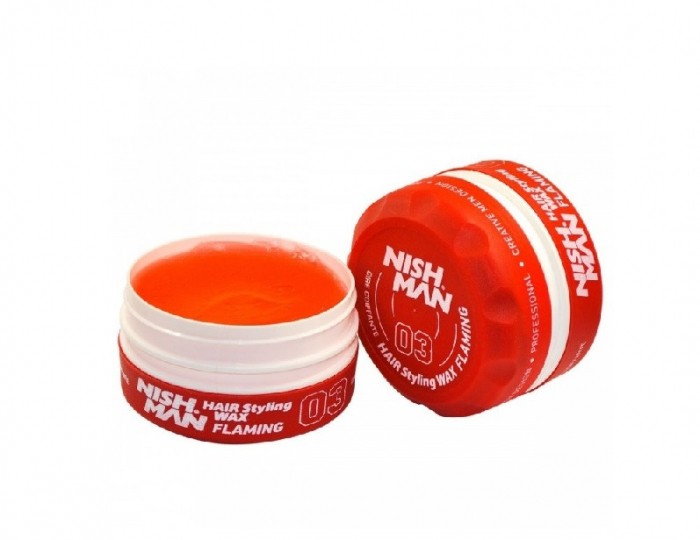 NishMan Ceara wet look Styling Wax Flaming 03 150ml [2]