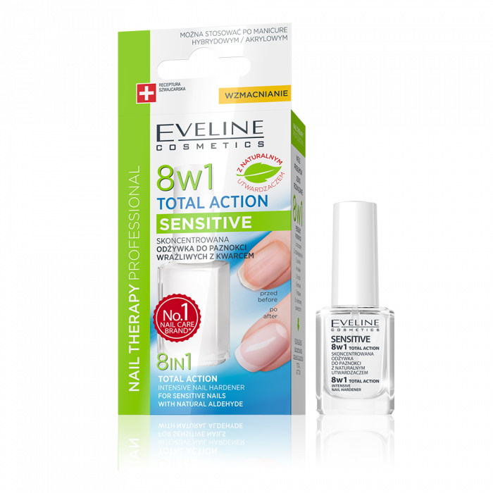 Tratament unghii 8 in 1 Sensitive Eveline Nail Therapy 12ml [1]