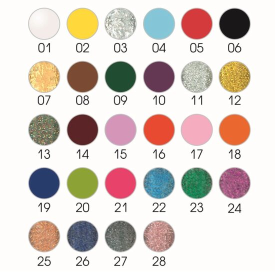 Oja pentru pictat, Nail Liner, Umbrella Nr 11 - Sclipici argintiu [1]
