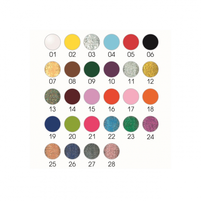 Oja pentru pictat, Nail Liner, Umbrella Nr 11 - Sclipici argintiu [2]