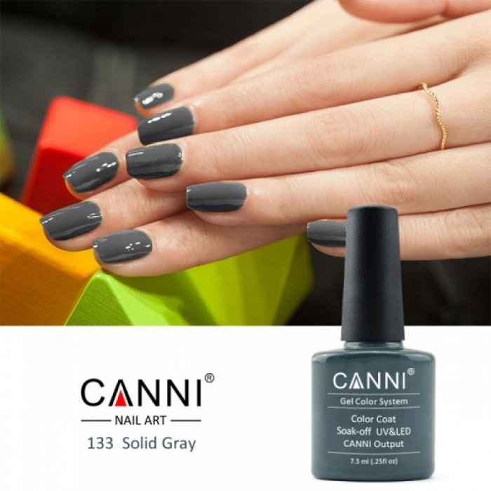 Oja semipermanenta, Canni, 133 dark slate blue, 7.3 ml [2]