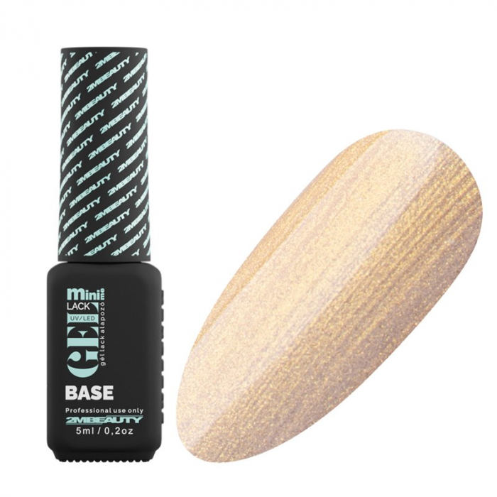 Oja semipermanenta GELlack 2M Cracking Base Gold - 5ml [1]