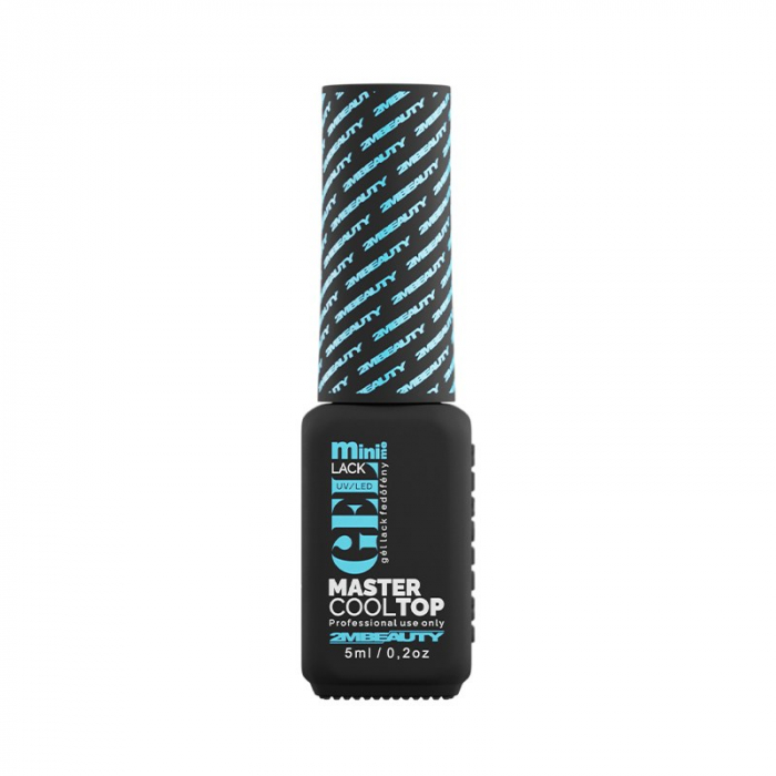 Oja semipermanenta GELlack 2M Mini Me - Master Cool Top Black [1]