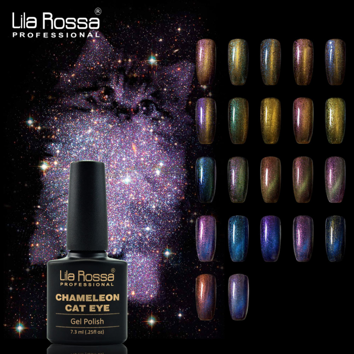 Oja semipermanenta Lila Rossa Chameleon Cat Eye 018 7.3 ml [3]