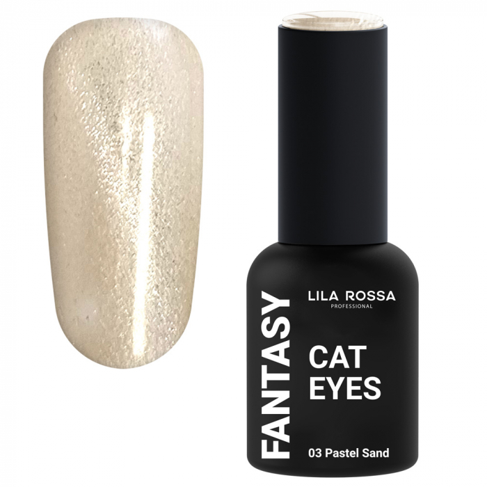 oja semipermanenta Lila Rossa Fantasy Cat Eyes 10 g 03 Pastel Sand [1]