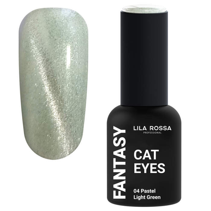 oja semipermanenta Lila Rossa Fantasy Cat Eyes 10 g 04 Pastel Light Green [1]