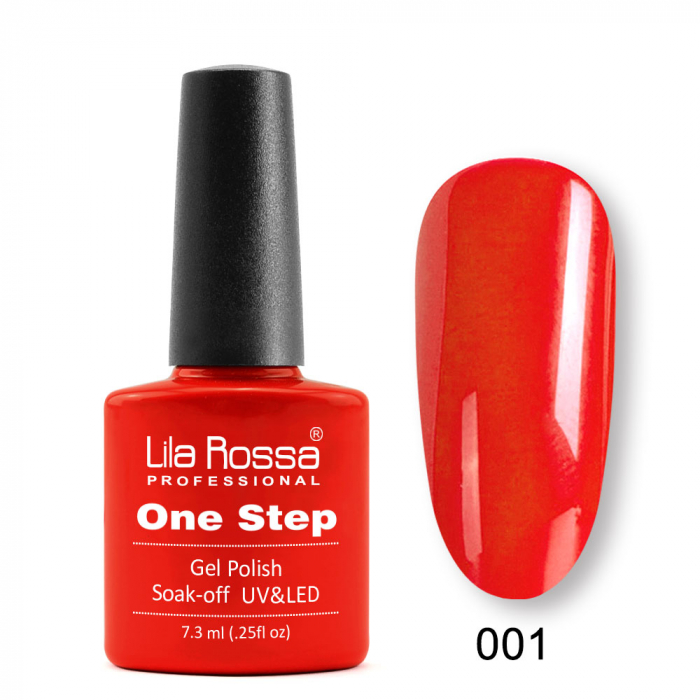Oja semipermanenta Lila Rossa One Step 001 7.3 ml [1]