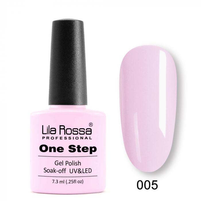 Oja semipermanenta Lila Rossa One Step 005 7.3 ml [1]