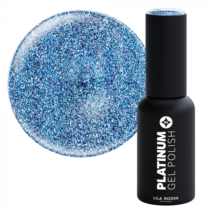 Oja semipermanenta Lila Rossa, Platinum, 7 g, Blue [1]