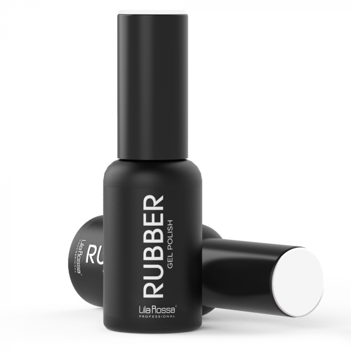 Oja semipermanenta, Lila Rossa, Rubber, 002 White lucios, 7 ml [1]