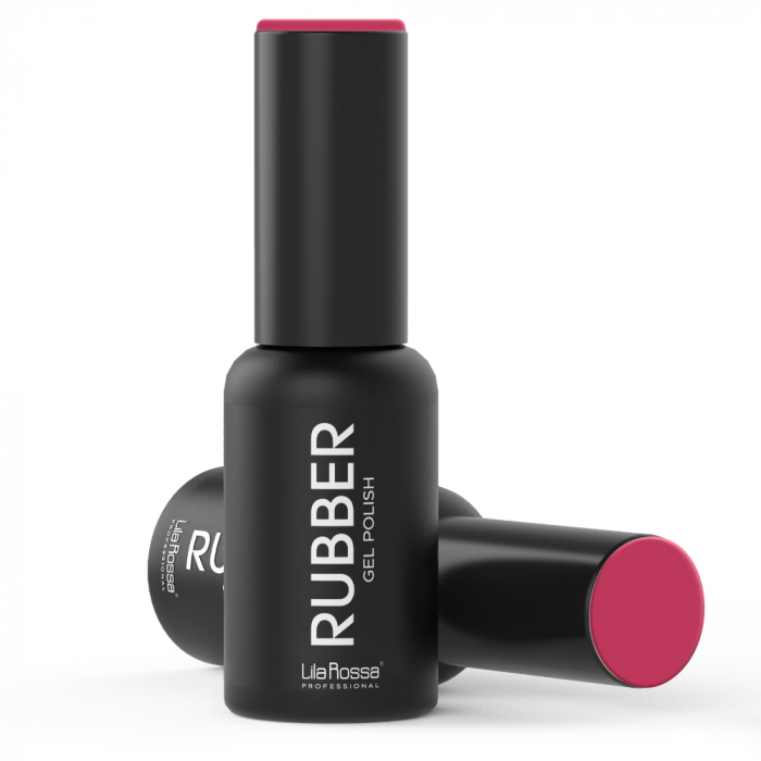 Oja semipermanenta, Lila Rossa, Rubber, 011 cerise lucios, 7 ml [1]