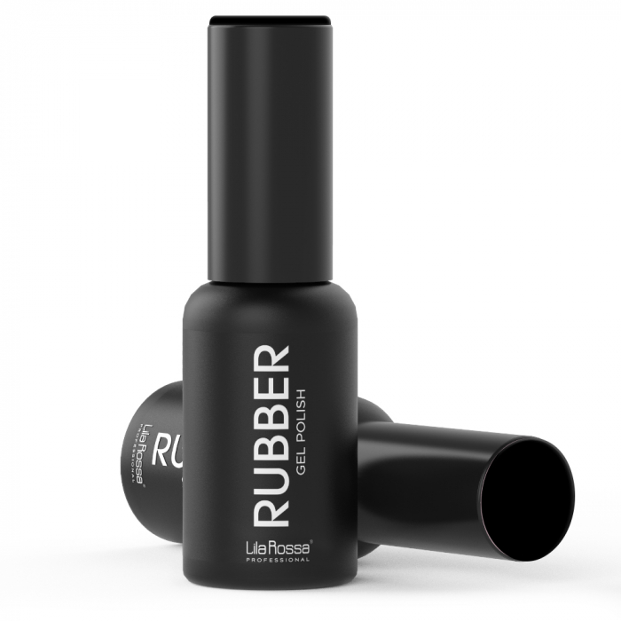 Oja semipermanenta, Lila Rossa, Rubber, 022 black lucios, 7 ml [1]