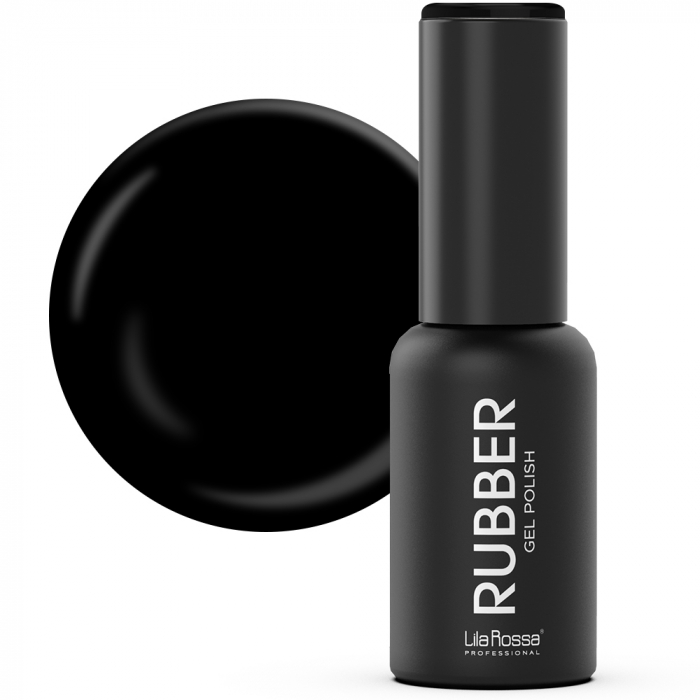 Oja semipermanenta, Lila Rossa, Rubber, 022 black lucios, 7 ml [2]