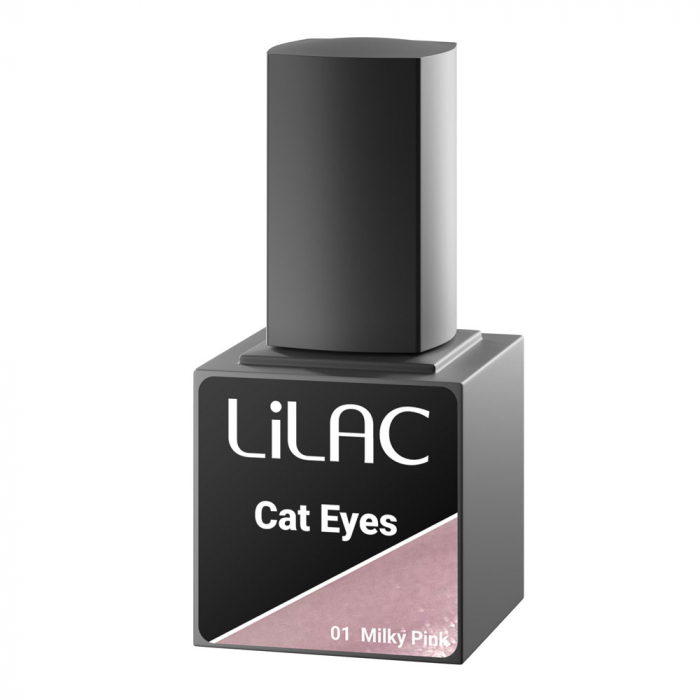 oja semipermanenta Lilac Cat Eyes 10 g 01 Milky Pink [2]
