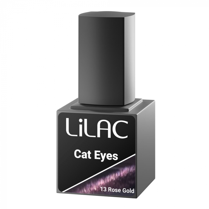 oja semipermanenta Lilac Cat Eyes 10 g 13 Rose Gold [2]