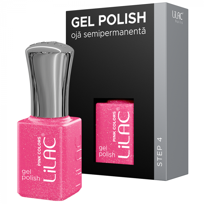 Oja semipermanenta Lilac PINK 63 Hot Pink [9]