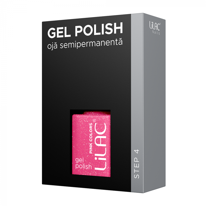 Oja semipermanenta Lilac PINK 63 Hot Pink [8]