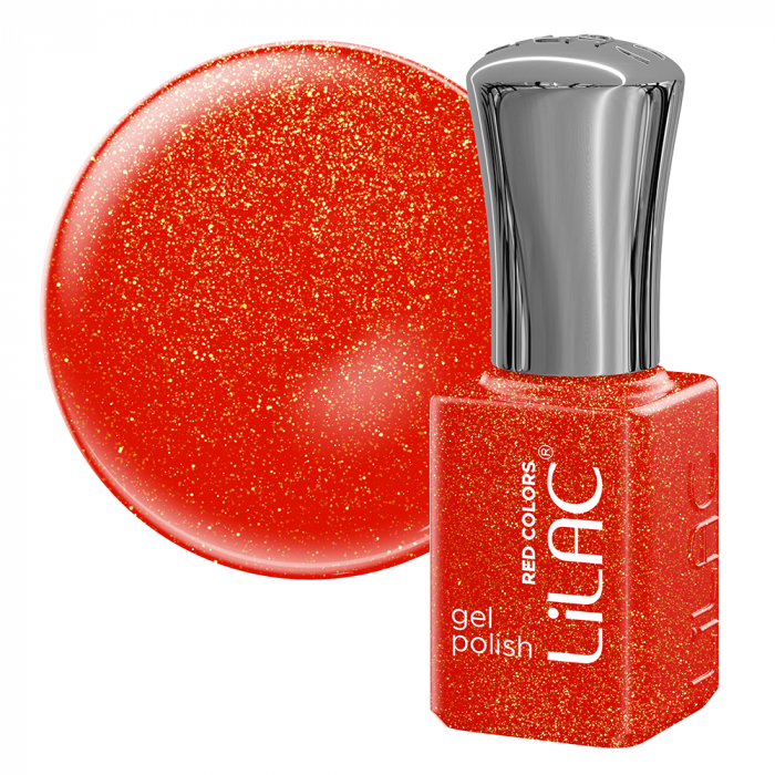Oja semipermanenta Lilac RED 26 sparkle red [1]