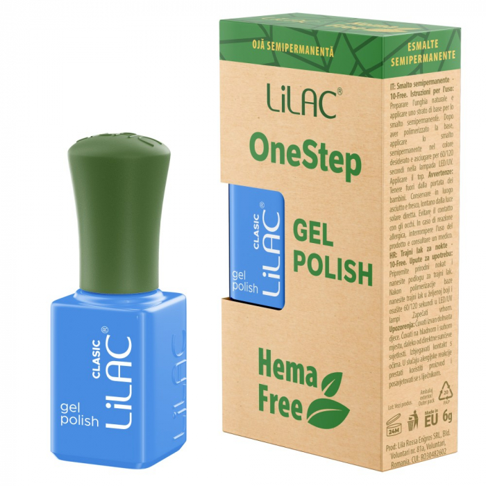 Oja semipermanenta Lilac OneStep Hema Free Basic 004 [1]