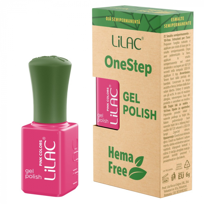 Oja semipermanenta Lilac OneStep Hema Free Pink 065 [1]