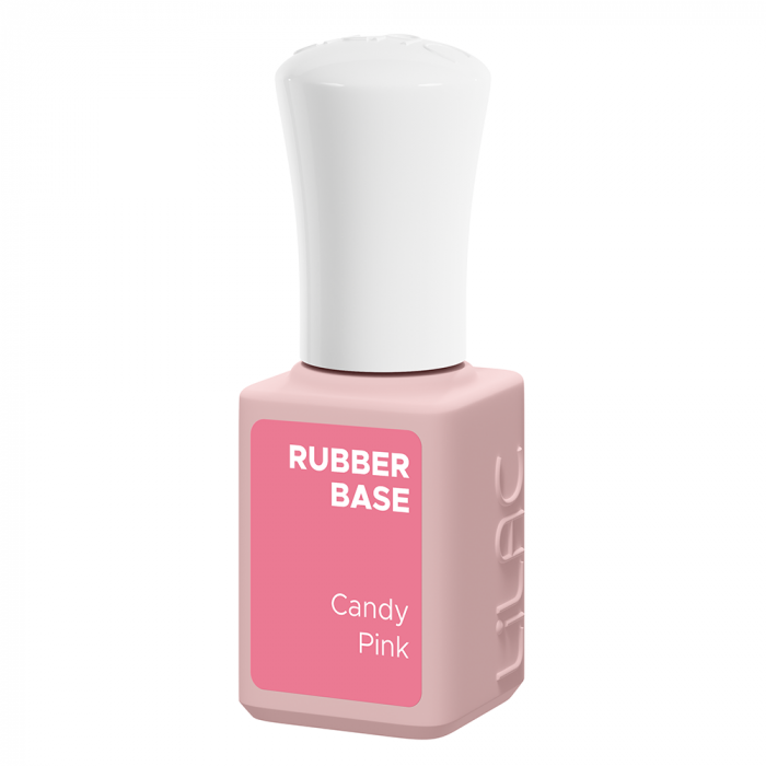 Oja semipermanenta Lilac Rubber Base Candy Pink, 6 g [4]