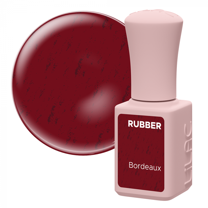 Oja semipermanenta Lilac Rubber Bordeaux [4]
