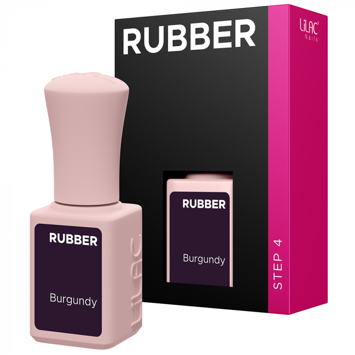 Oja semipermanenta Lilac Rubber Burgundy [2]
