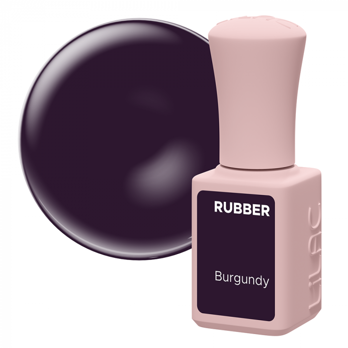 Oja semipermanenta Lilac Rubber Burgundy [4]