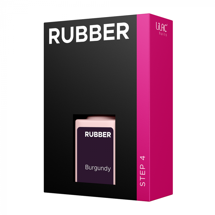 Oja semipermanenta Lilac Rubber Burgundy [3]