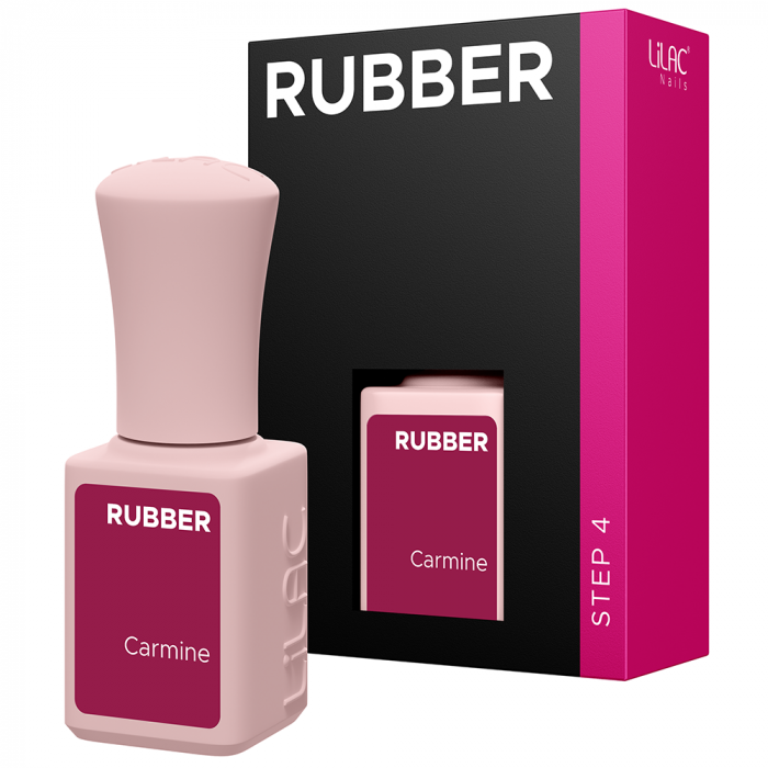 Oja semipermanenta Lilac Rubber Carmine [3]