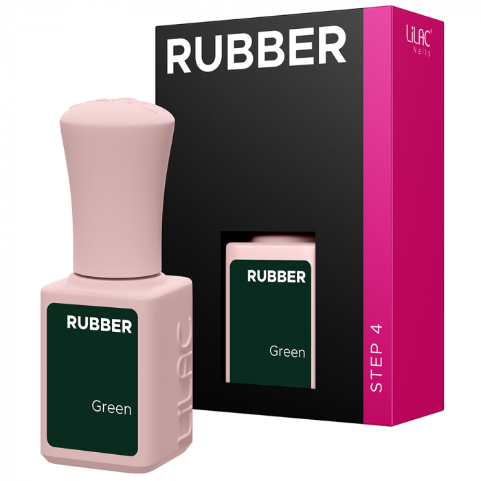 Oja semipermanenta Lilac Rubber Green [3]
