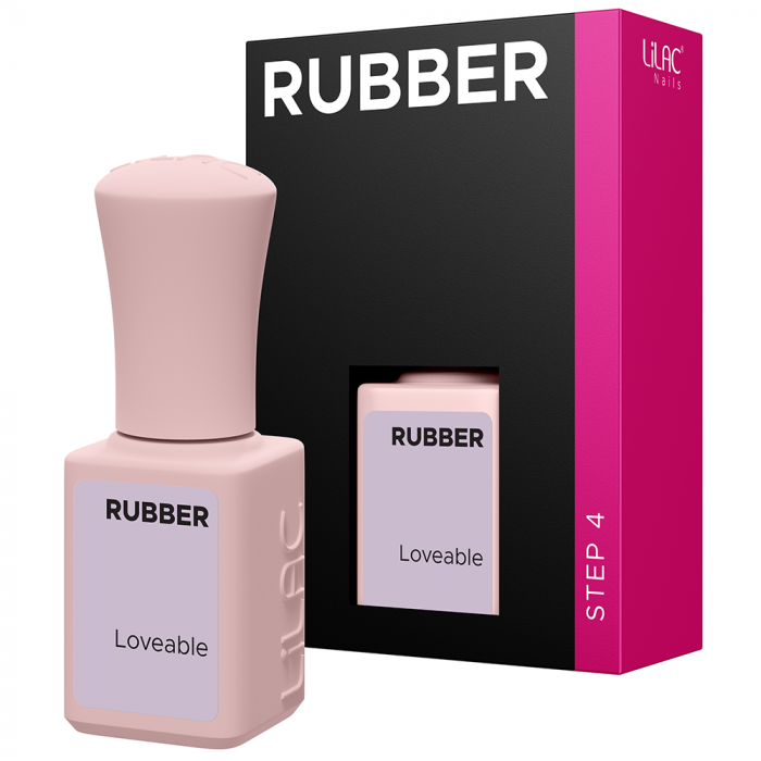 Oja semipermanenta Lilac Rubber Loveable [2]