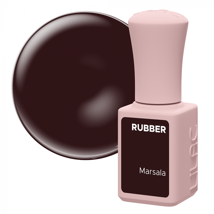Oja semipermanenta Lilac Rubber Marsala [4]