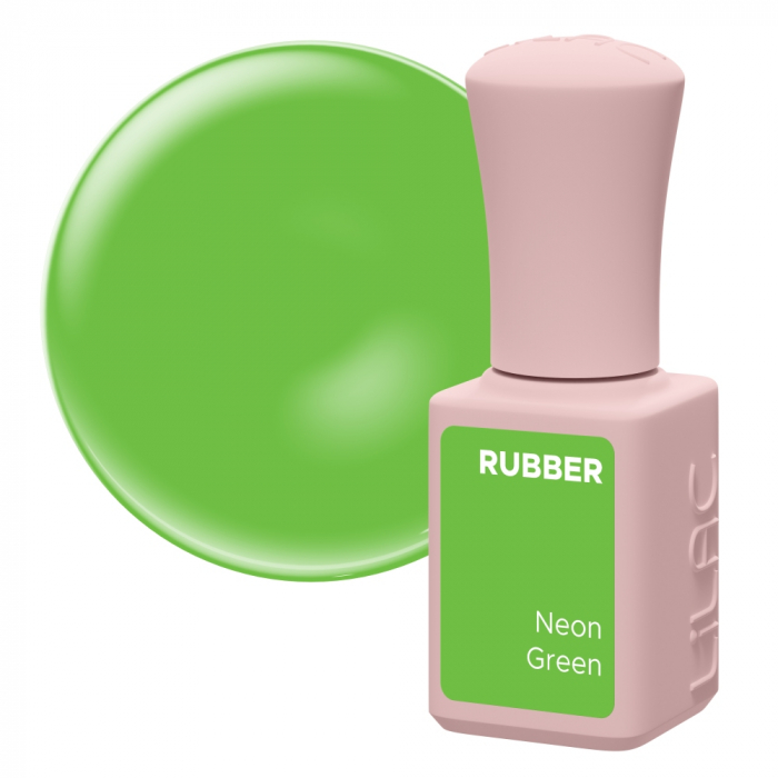 Oja semipermanenta Lilac Rubber Neon Green [1]