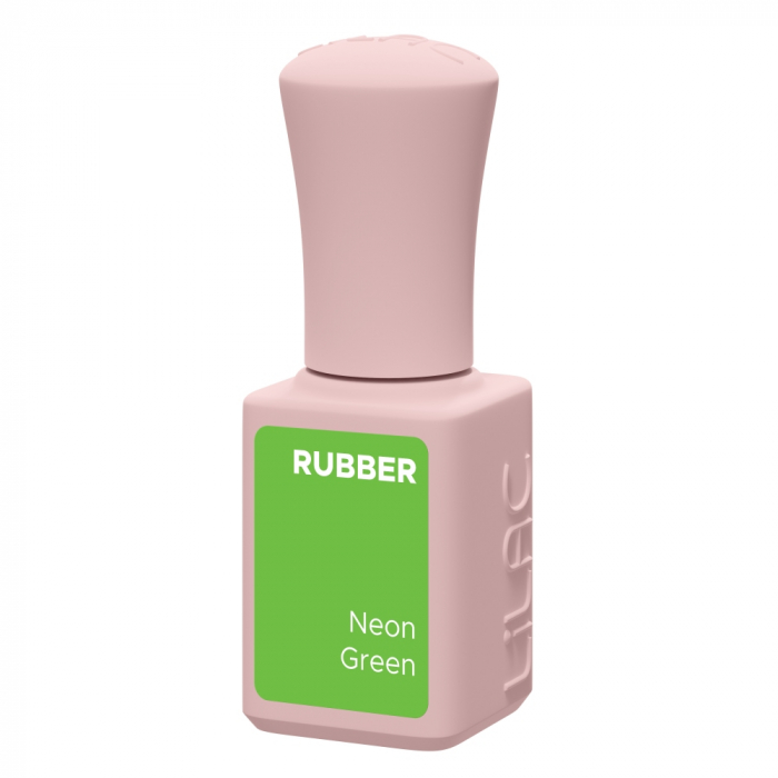 Oja semipermanenta Lilac Rubber Neon Green [2]