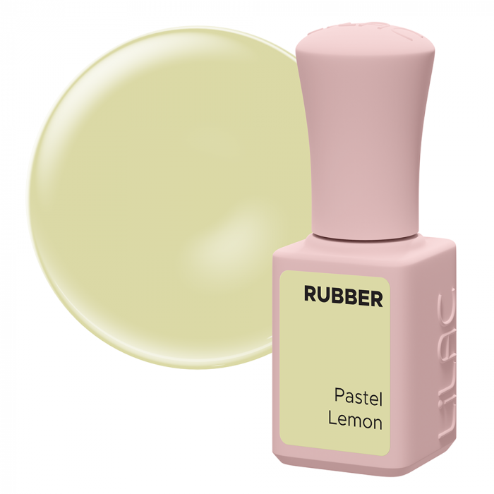 Oja semipermanenta Lilac Rubber Pastel Lemon [4]