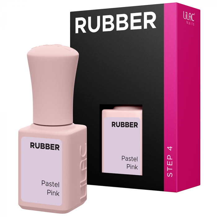 Oja semipermanenta Lilac Rubber Pastel Pink [2]