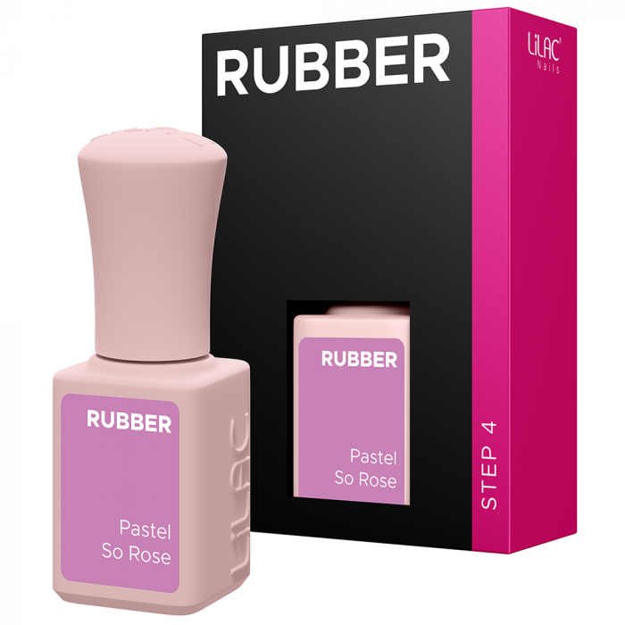 Oja semipermanenta Lilac Rubber Pastel So Rose [2]