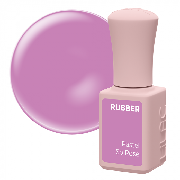 Oja semipermanenta Lilac Rubber Pastel So Rose [4]