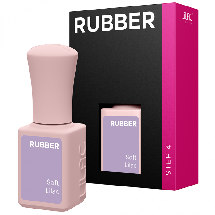 Oja semipermanenta Lilac Rubber Pastel Soft Lilac [2]
