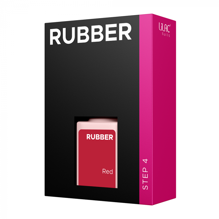 Oja semipermanenta Lilac Rubber Red [3]