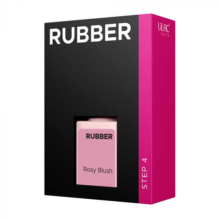 Oja semipermanenta Lilac Rubber Rosy Blush [2]