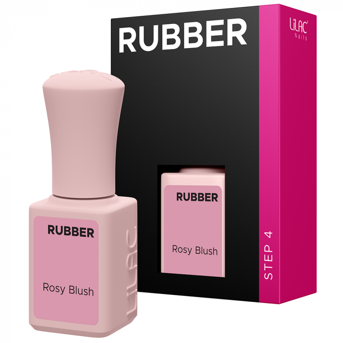 Oja semipermanenta Lilac Rubber Rosy Blush [3]