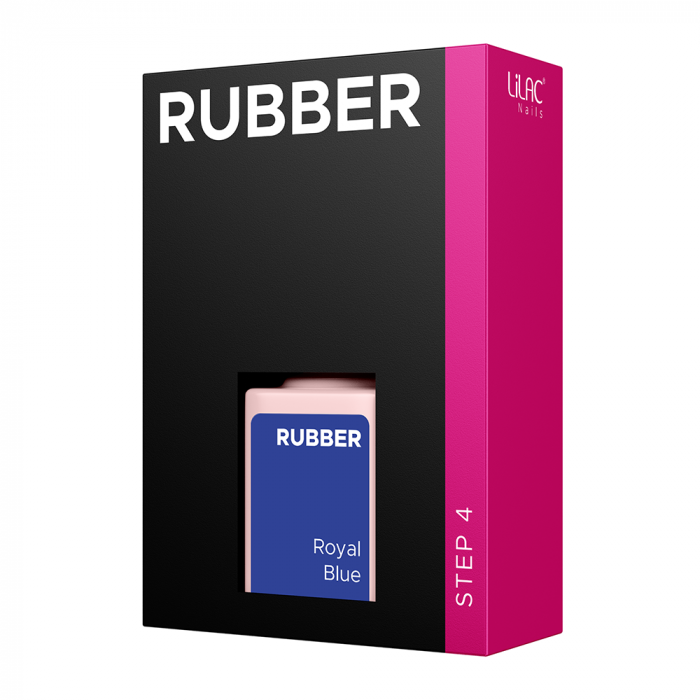 Oja semipermanenta Lilac Rubber Royal Blue [3]