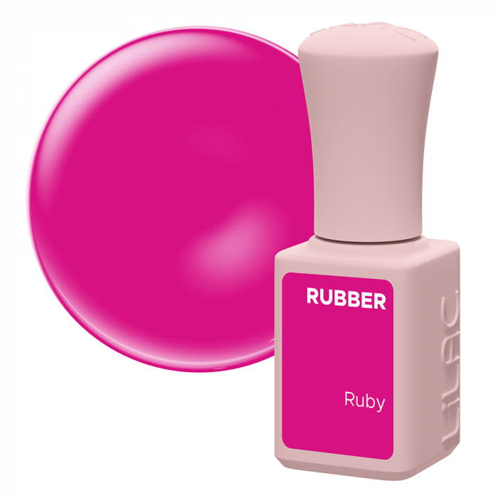 Oja semipermanenta Lilac Rubber Ruby [4]