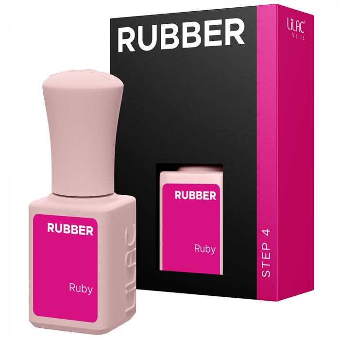 Oja semipermanenta Lilac Rubber Ruby [2]