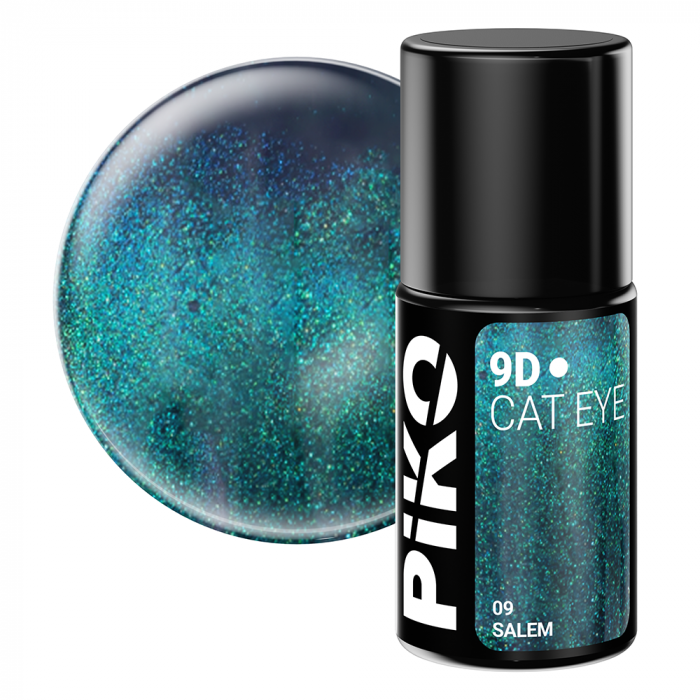Oja semipermanenta Piko, 9D Cat Eye, 7 g, 09 Salem [1]